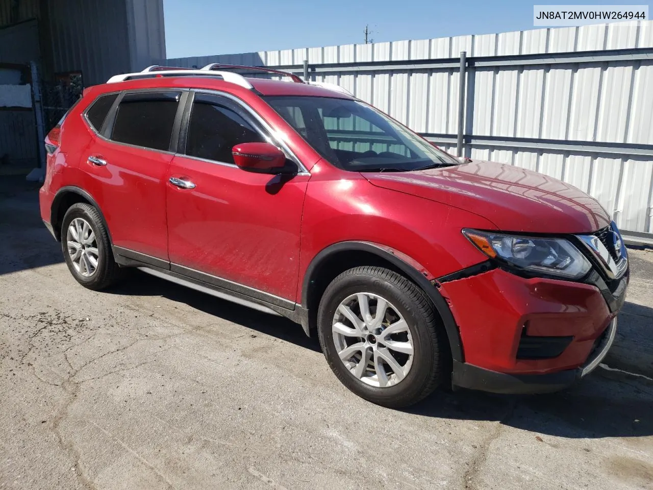 JN8AT2MV0HW264944 2017 Nissan Rogue S