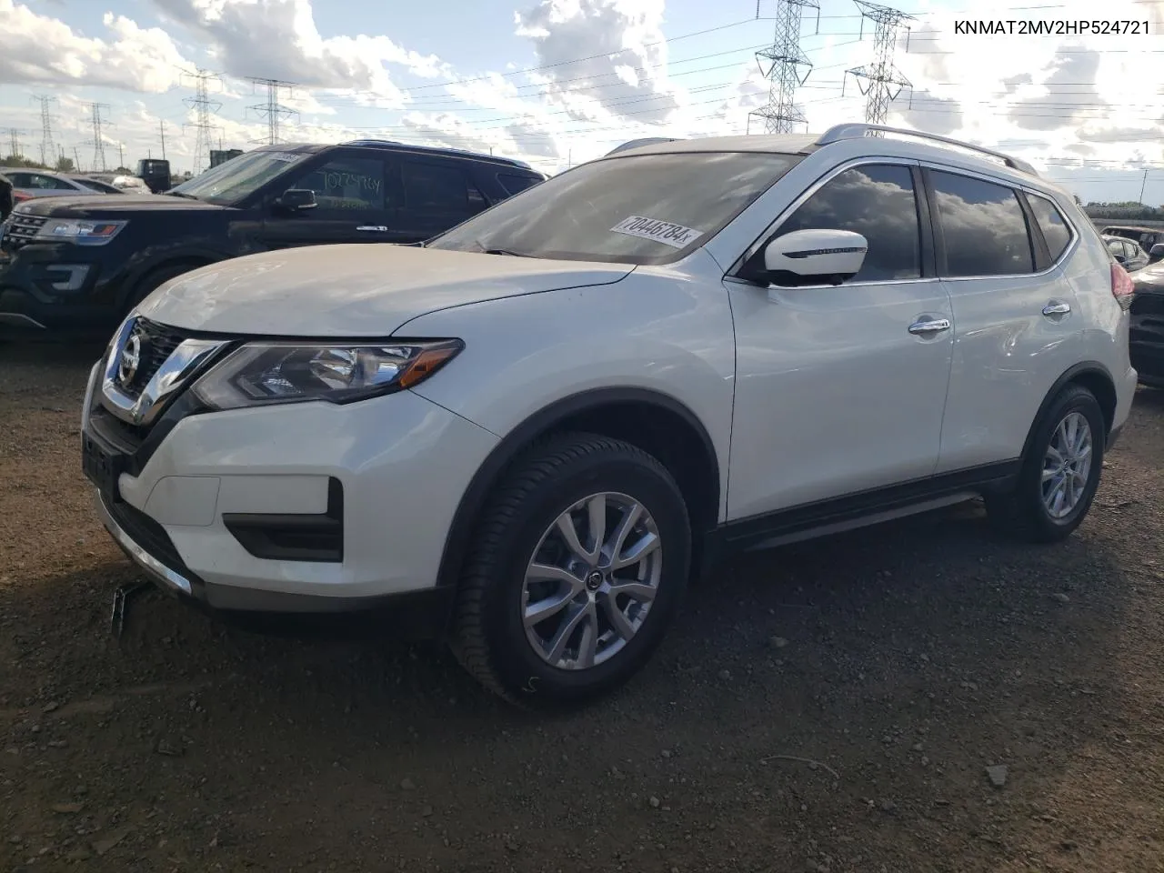 2017 Nissan Rogue S VIN: KNMAT2MV2HP524721 Lot: 70446784