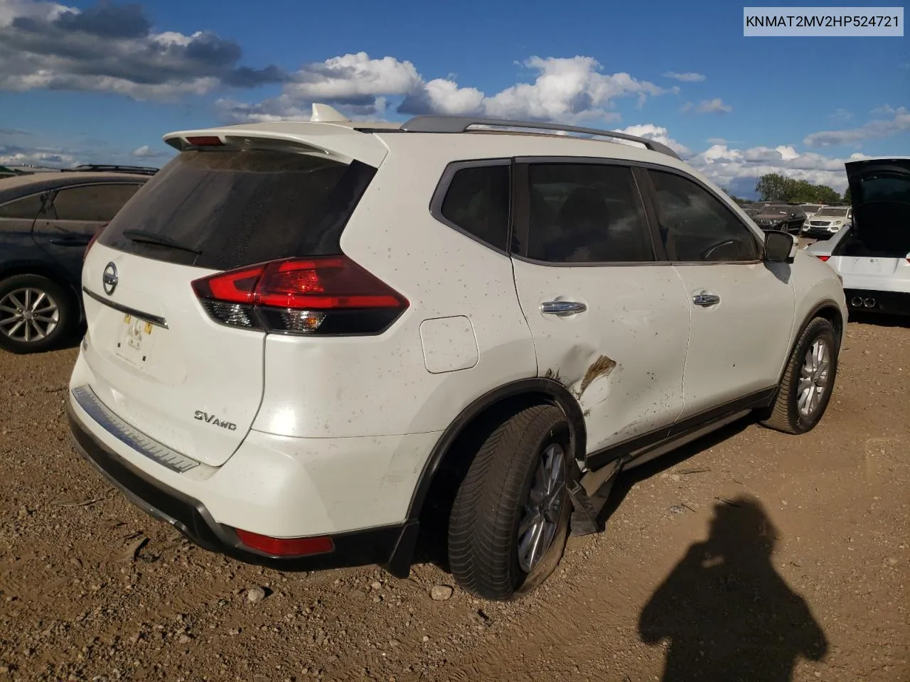 2017 Nissan Rogue S VIN: KNMAT2MV2HP524721 Lot: 70446784