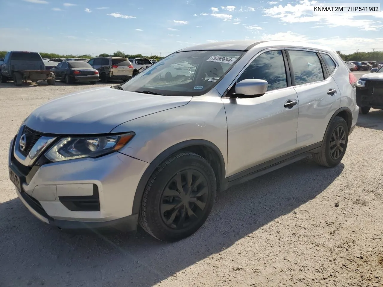 2017 Nissan Rogue S VIN: KNMAT2MT7HP541982 Lot: 70455904