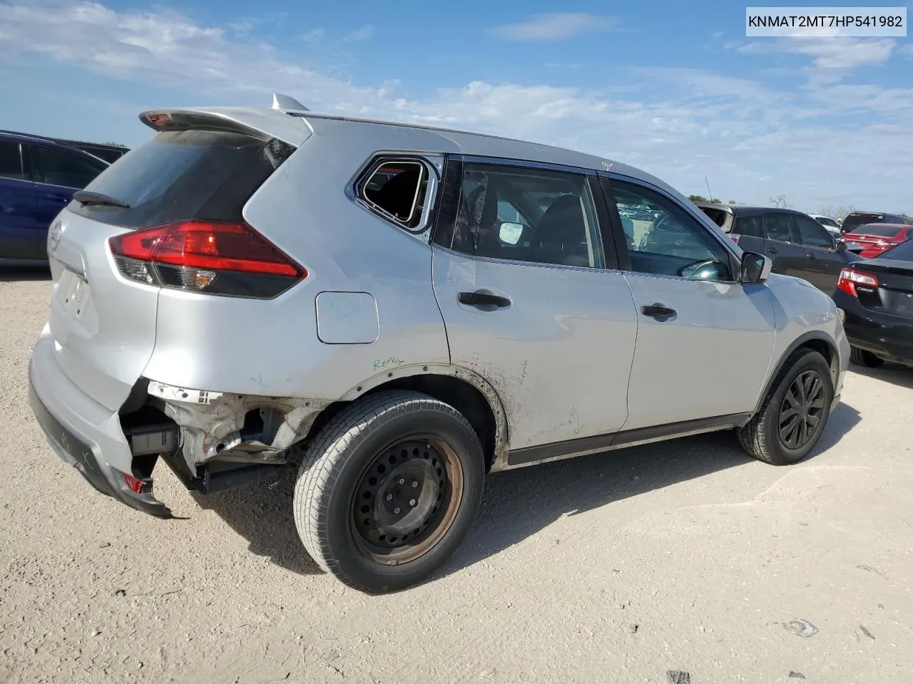 2017 Nissan Rogue S VIN: KNMAT2MT7HP541982 Lot: 70455904