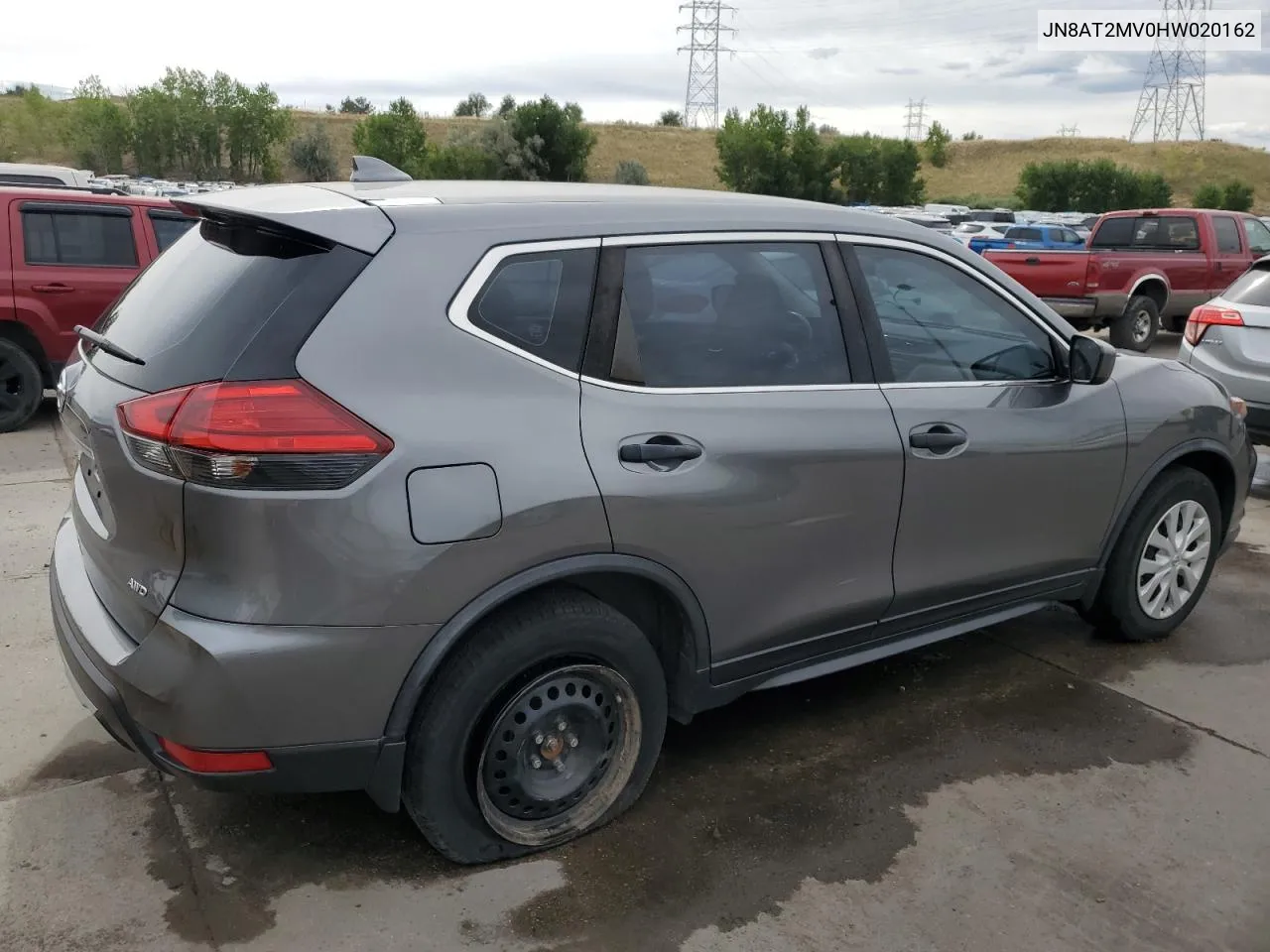 2017 Nissan Rogue S VIN: JN8AT2MV0HW020162 Lot: 70534444