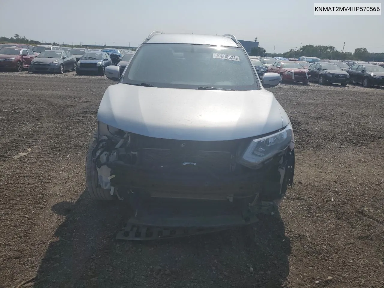 KNMAT2MV4HP570566 2017 Nissan Rogue S