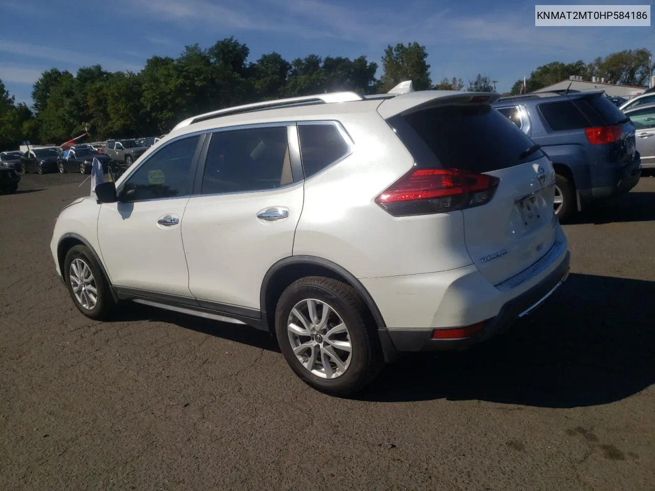 2017 Nissan Rogue S VIN: KNMAT2MT0HP584186 Lot: 70745634