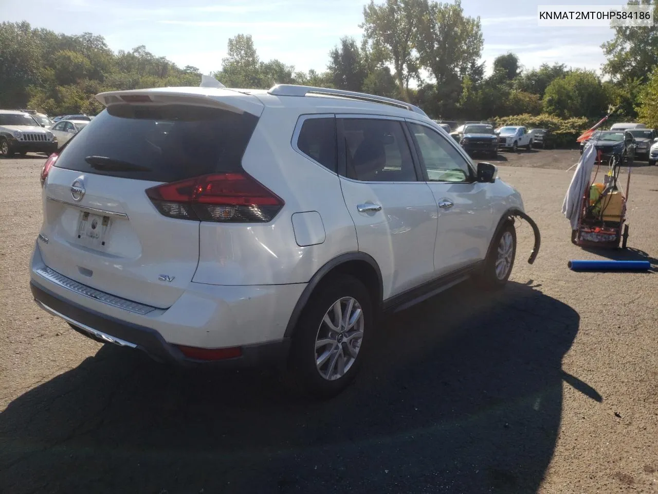 2017 Nissan Rogue S VIN: KNMAT2MT0HP584186 Lot: 70745634