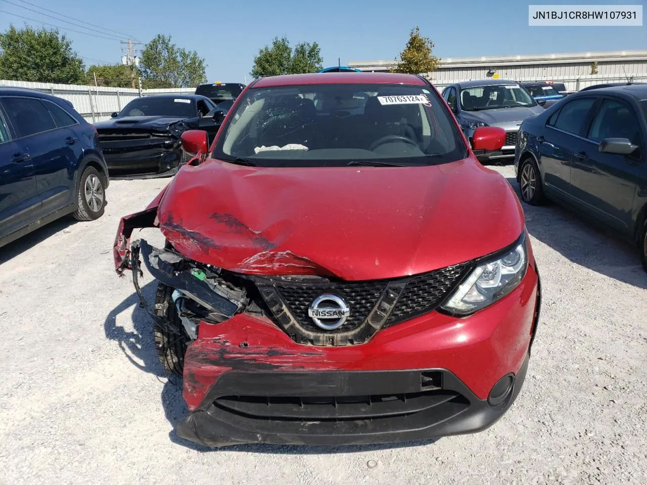 2017 Nissan Rogue Sport S VIN: JN1BJ1CR8HW107931 Lot: 70763124