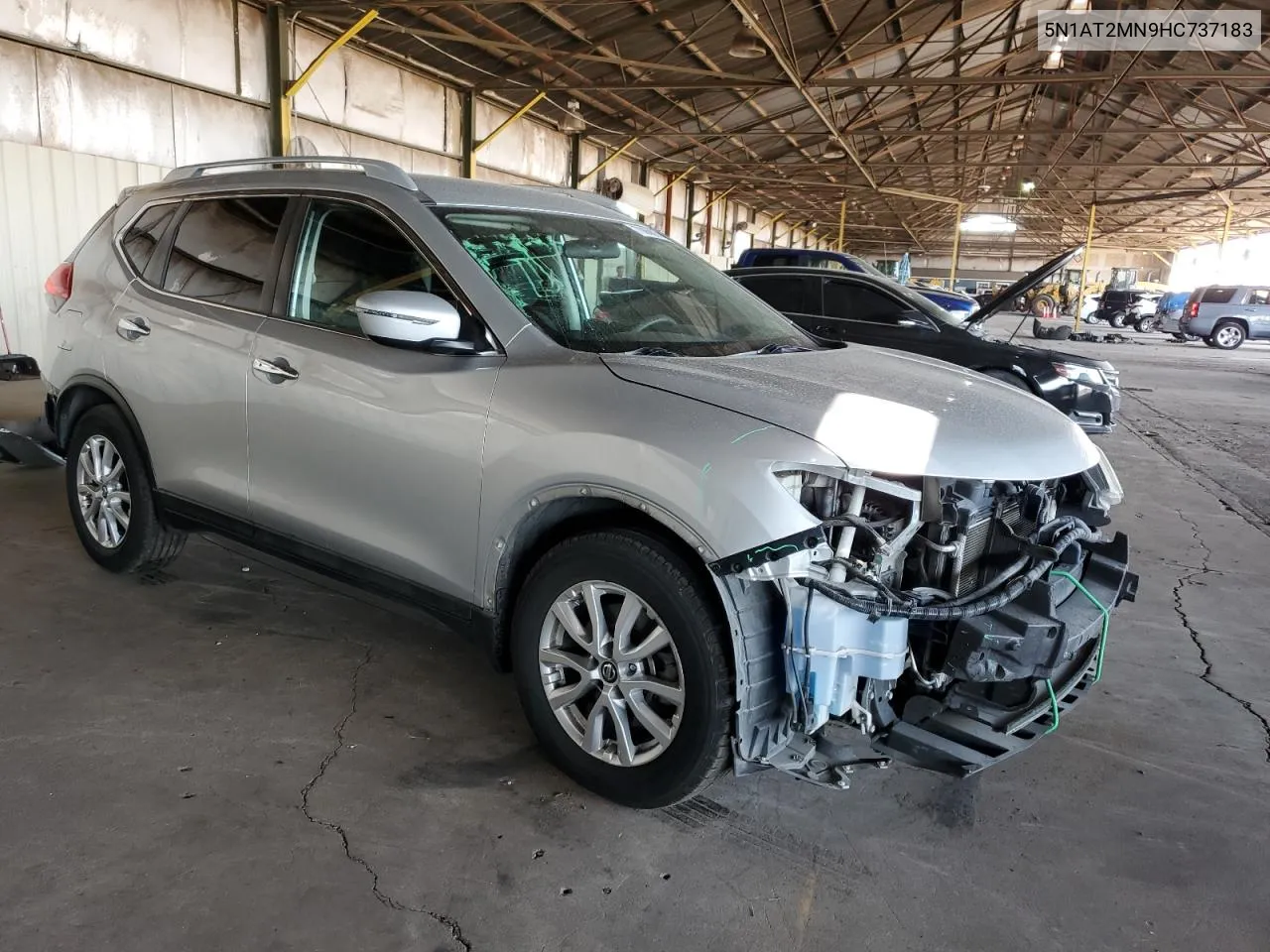 2017 Nissan Rogue Sv VIN: 5N1AT2MN9HC737183 Lot: 70868974