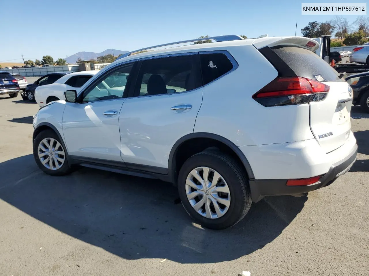 2017 Nissan Rogue S VIN: KNMAT2MT1HP597612 Lot: 70876504