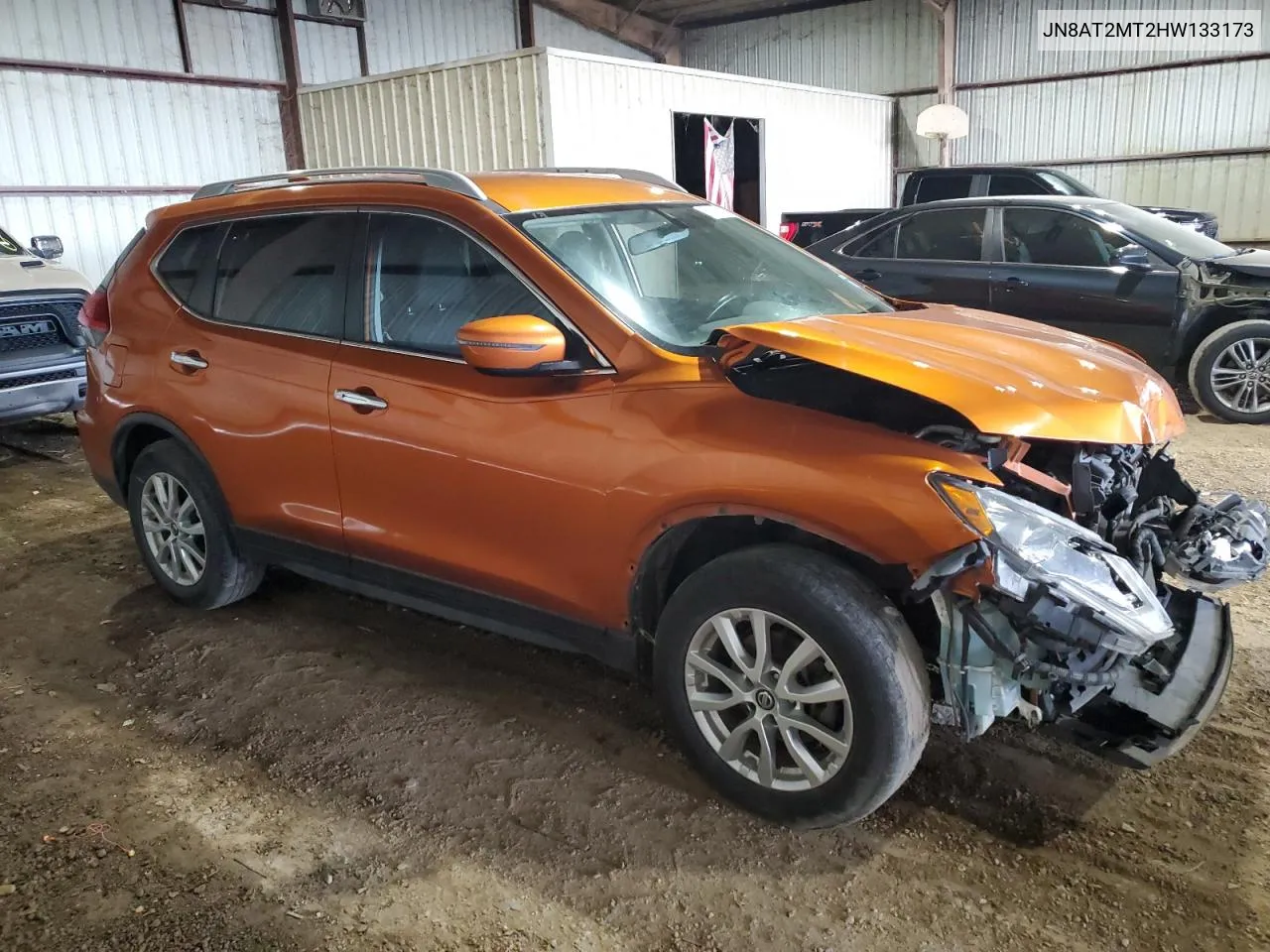 2017 Nissan Rogue S VIN: JN8AT2MT2HW133173 Lot: 71012074