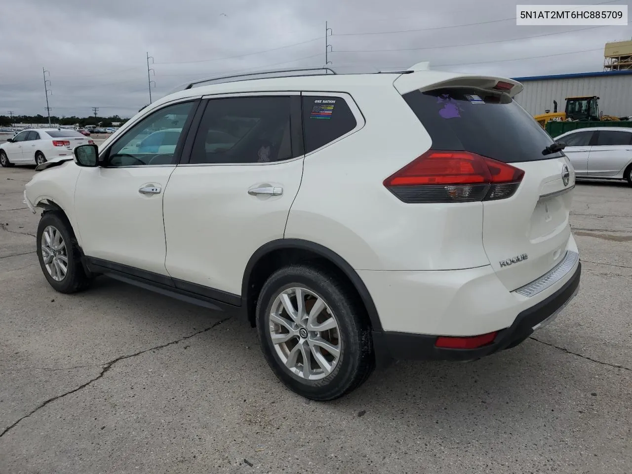 2017 Nissan Rogue S VIN: 5N1AT2MT6HC885709 Lot: 71017504