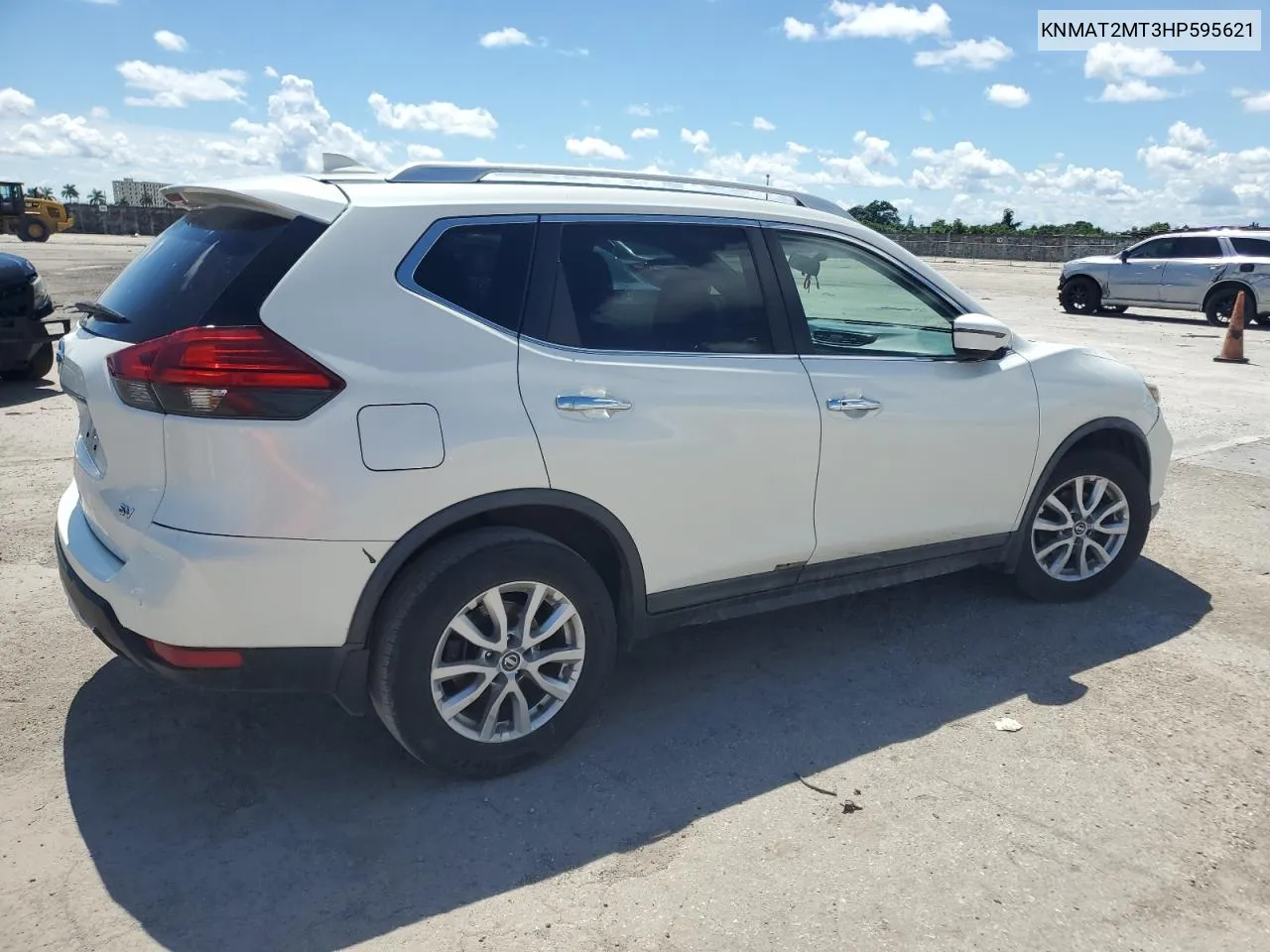 2017 Nissan Rogue S VIN: KNMAT2MT3HP595621 Lot: 71081284