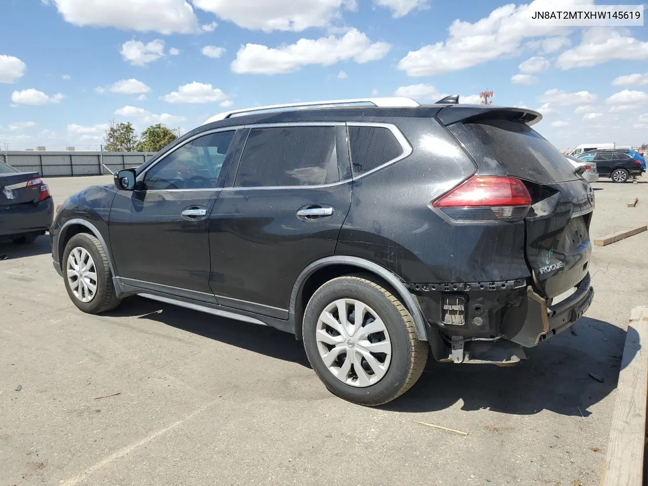 2017 Nissan Rogue S VIN: JN8AT2MTXHW145619 Lot: 71084994