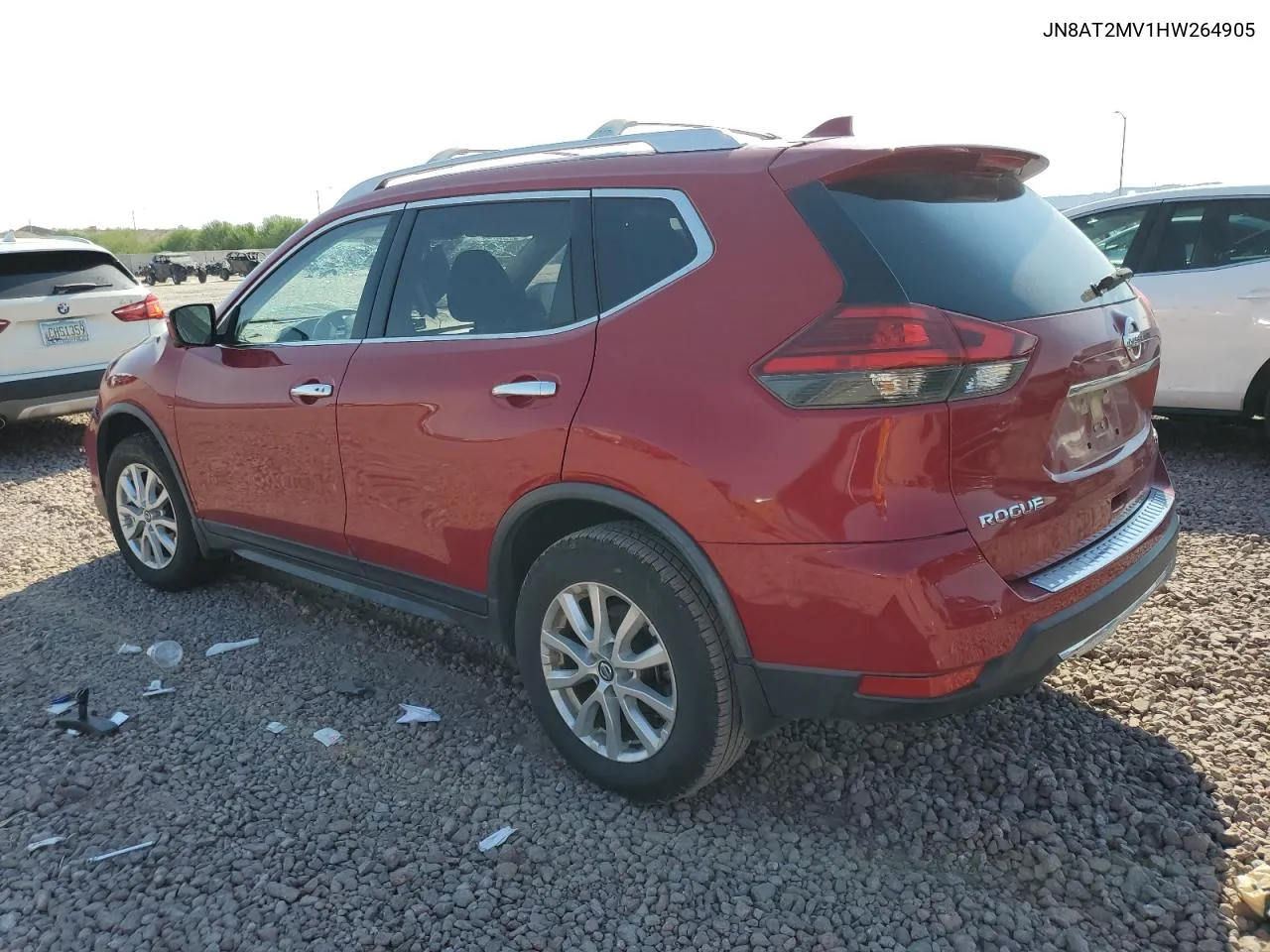 2017 Nissan Rogue S VIN: JN8AT2MV1HW264905 Lot: 71106044