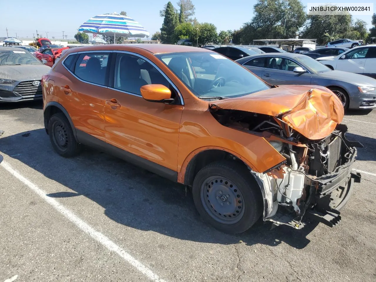 2017 Nissan Rogue Sport S VIN: JN1BJ1CPXHW002841 Lot: 71134654