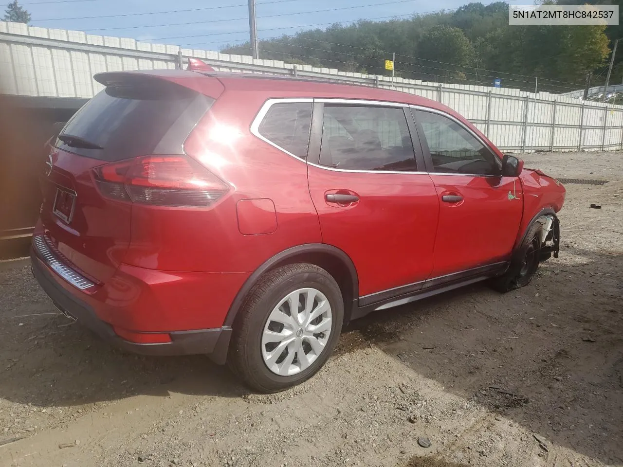 2017 Nissan Rogue S VIN: 5N1AT2MT8HC842537 Lot: 71158684