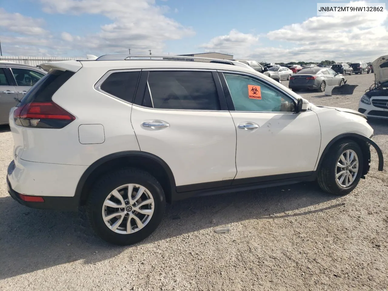 2017 Nissan Rogue S VIN: JN8AT2MT9HW132862 Lot: 71178184