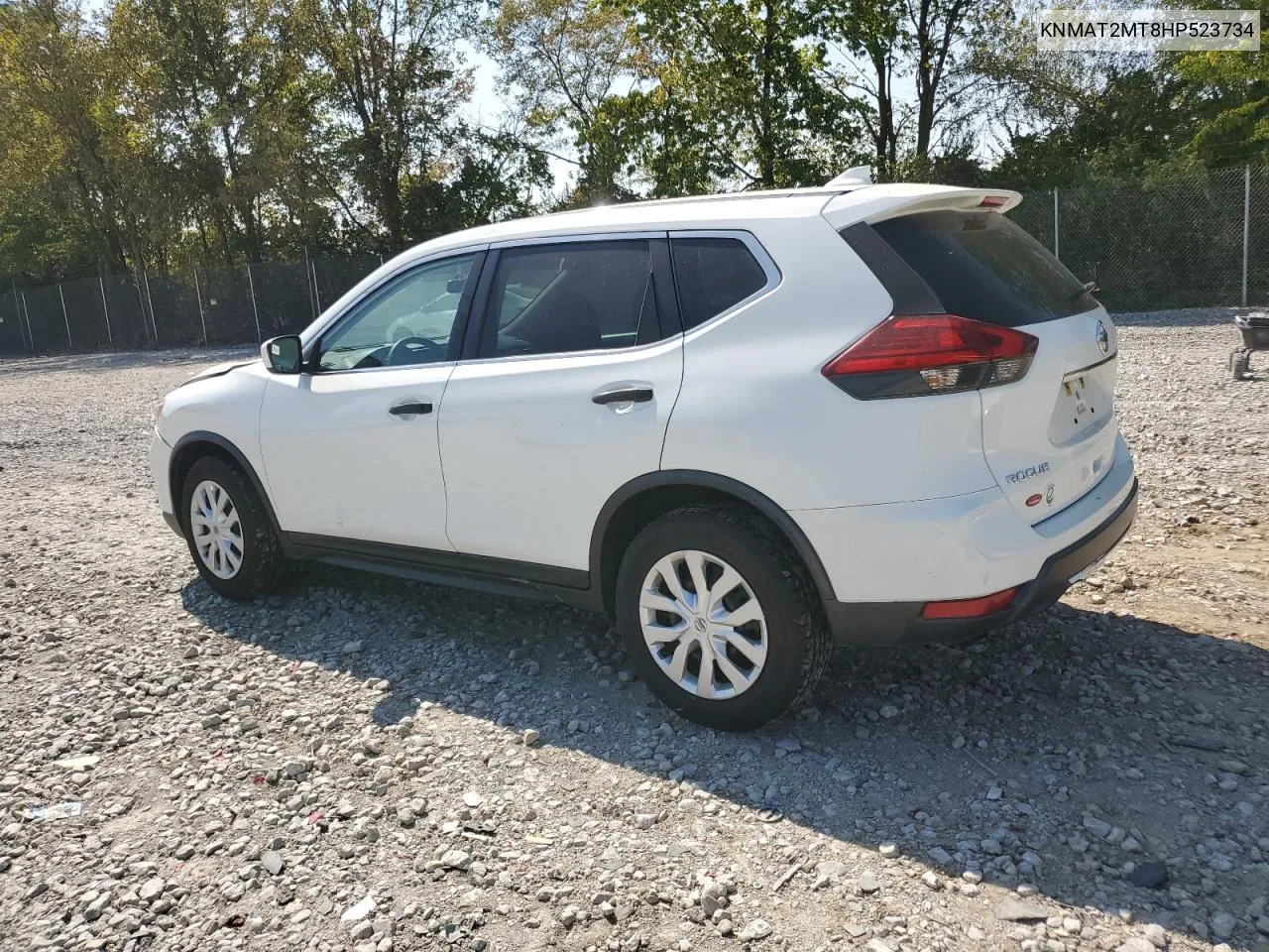 2017 Nissan Rogue S VIN: KNMAT2MT8HP523734 Lot: 71255284