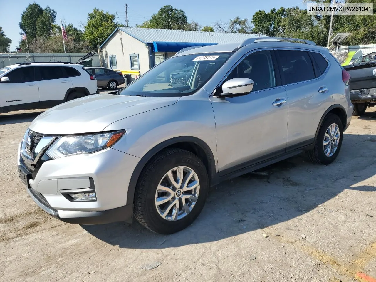 2017 Nissan Rogue S VIN: JN8AT2MVXHW261341 Lot: 71276474