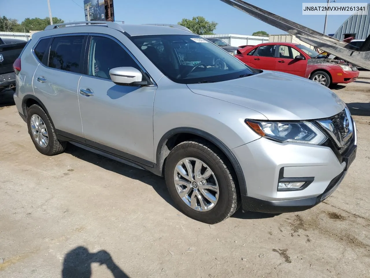 2017 Nissan Rogue S VIN: JN8AT2MVXHW261341 Lot: 71276474