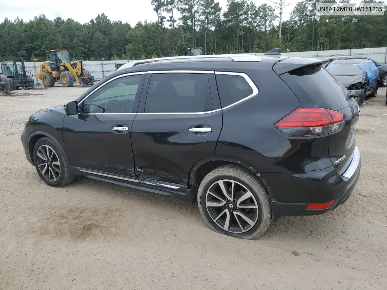 2017 Nissan Rogue S VIN: JN8AT2MT0HW151235 Lot: 71309824