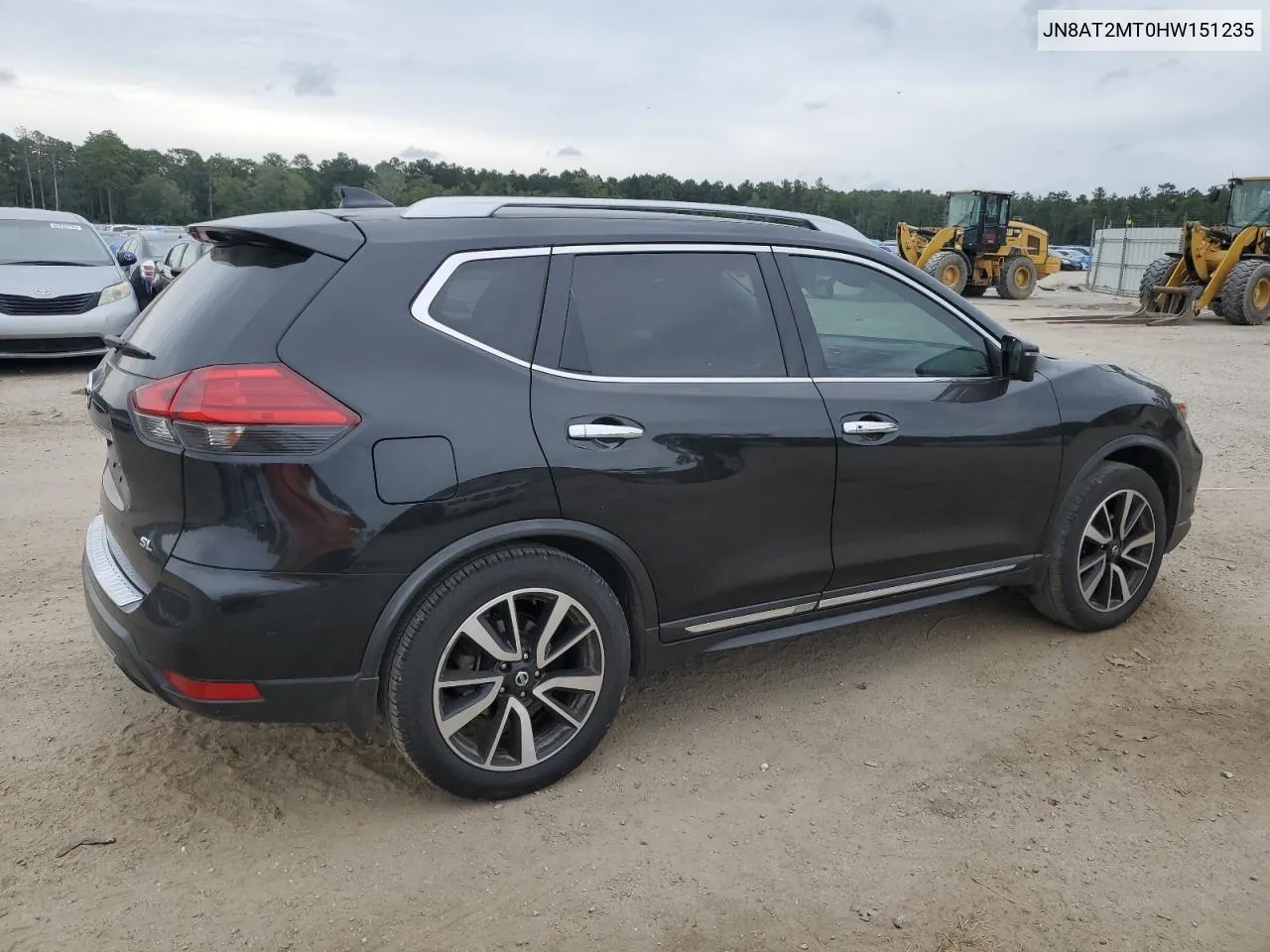 2017 Nissan Rogue S VIN: JN8AT2MT0HW151235 Lot: 71309824