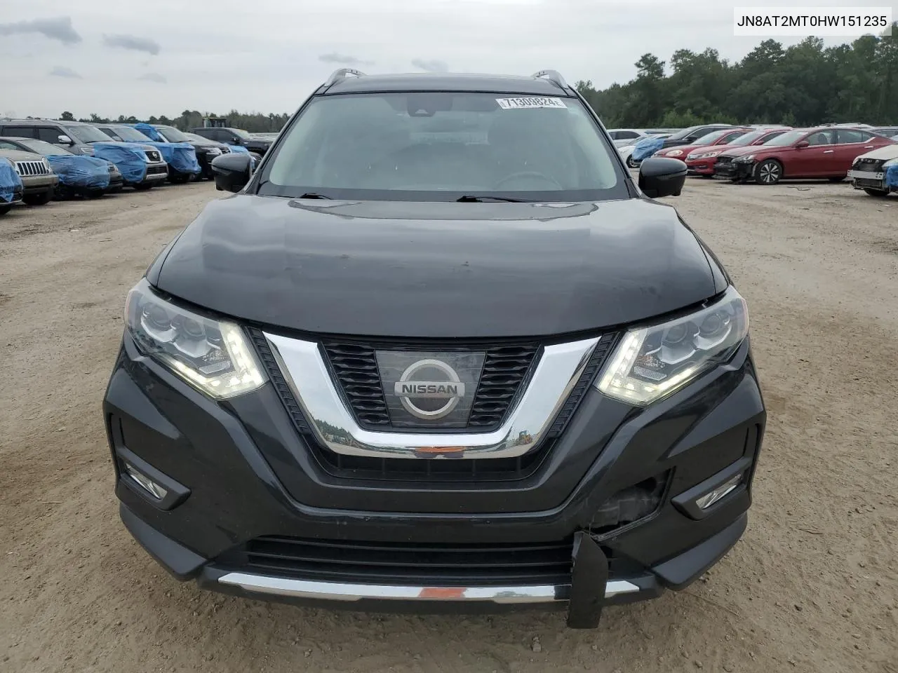 2017 Nissan Rogue S VIN: JN8AT2MT0HW151235 Lot: 71309824