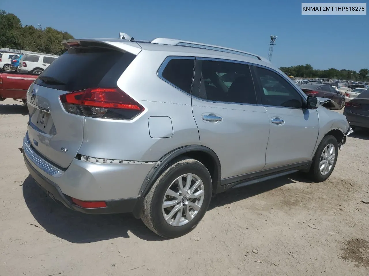 2017 Nissan Rogue S VIN: KNMAT2MT1HP618278 Lot: 71428974