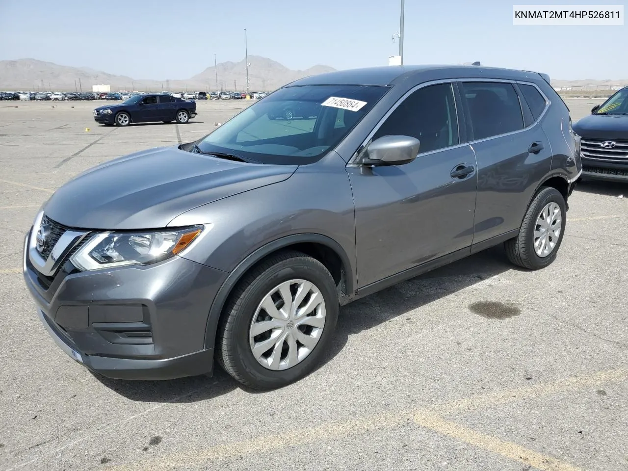 2017 Nissan Rogue S VIN: KNMAT2MT4HP526811 Lot: 71450864