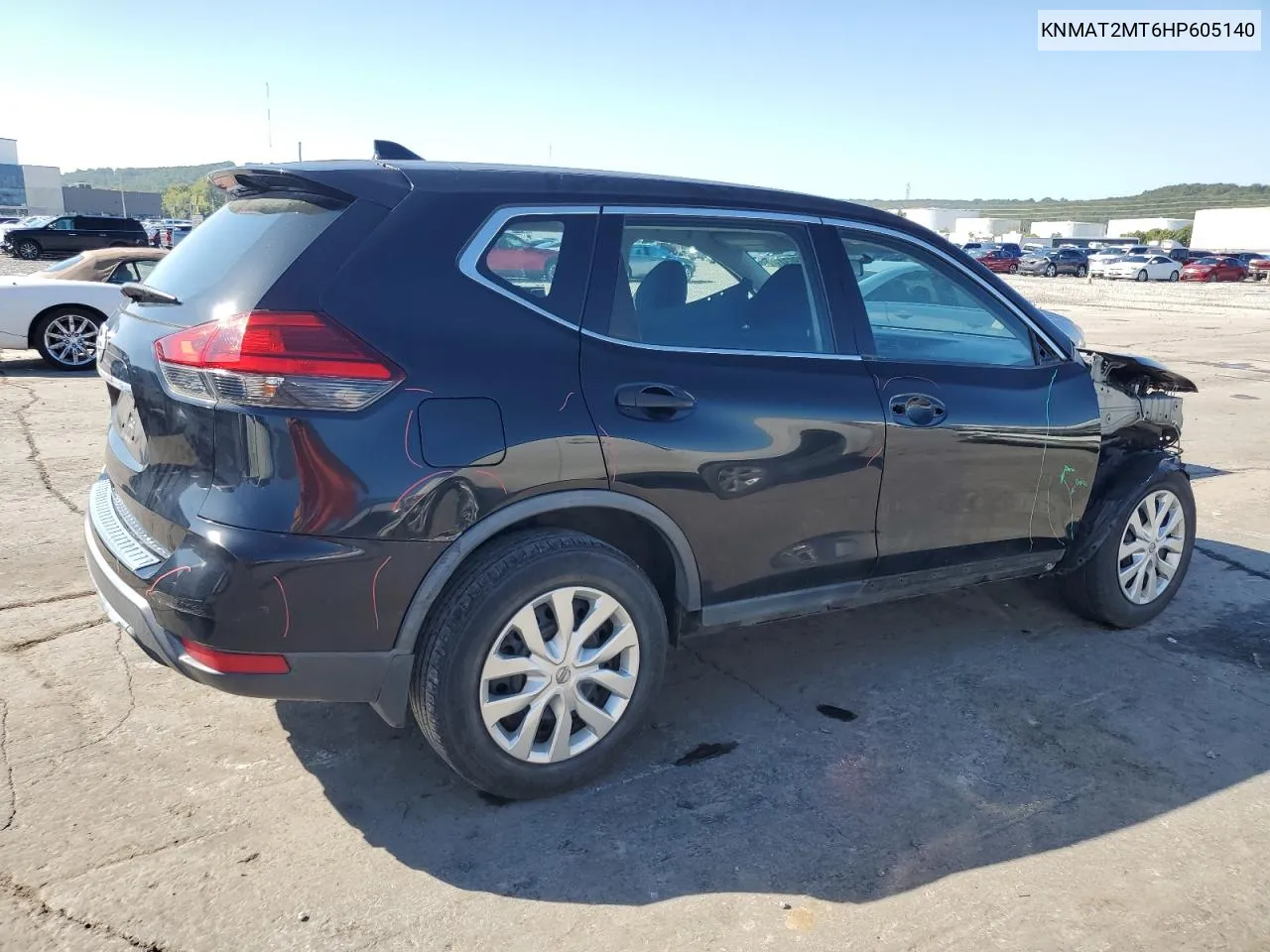 2017 Nissan Rogue S VIN: KNMAT2MT6HP605140 Lot: 71489034