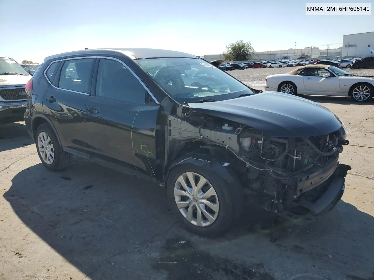 2017 Nissan Rogue S VIN: KNMAT2MT6HP605140 Lot: 71489034