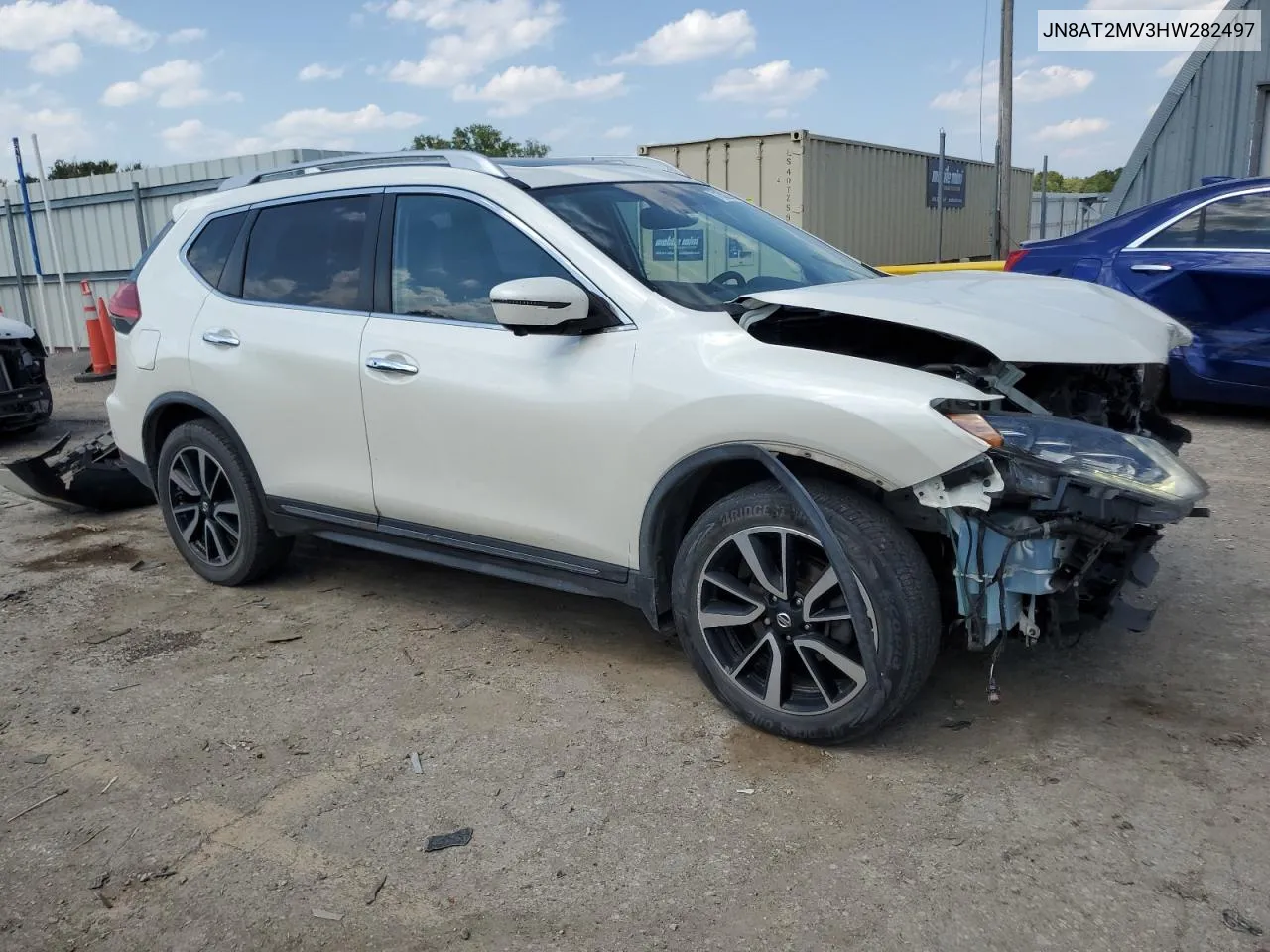 2017 Nissan Rogue S VIN: JN8AT2MV3HW282497 Lot: 71532294