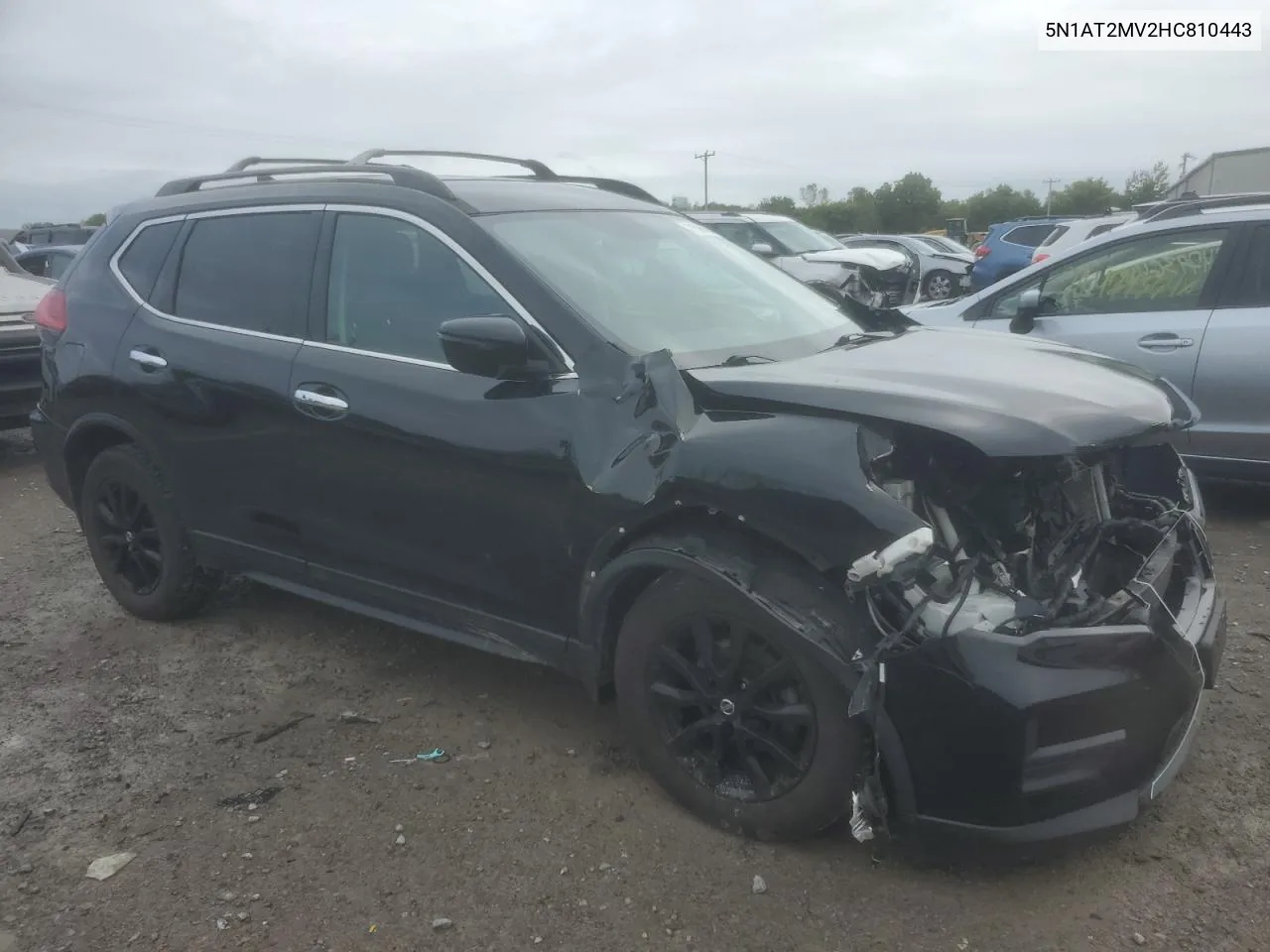 2017 Nissan Rogue Sv VIN: 5N1AT2MV2HC810443 Lot: 71596464