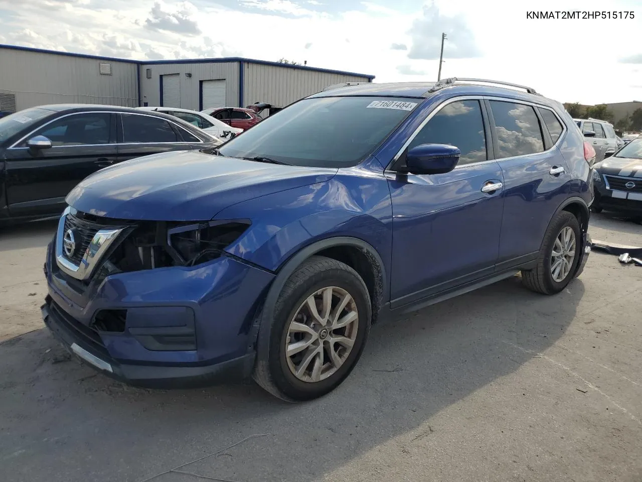 2017 Nissan Rogue S VIN: KNMAT2MT2HP515175 Lot: 71601484