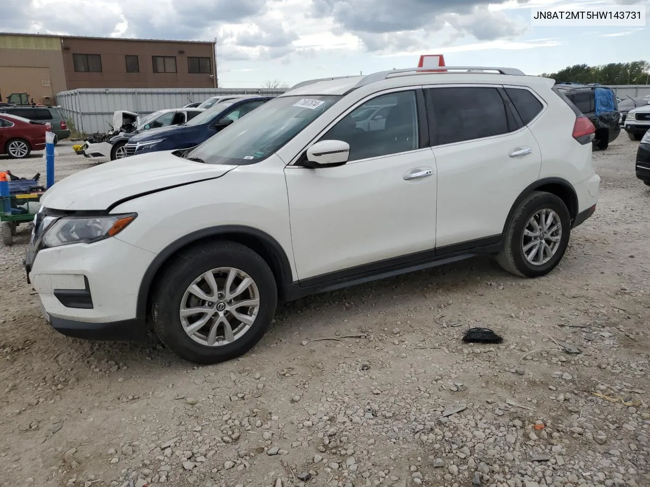 2017 Nissan Rogue S VIN: JN8AT2MT5HW143731 Lot: 71667614