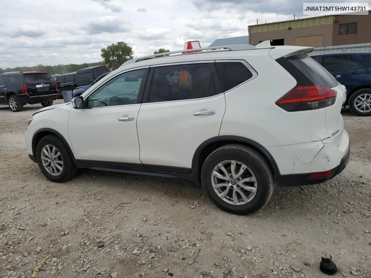 2017 Nissan Rogue S VIN: JN8AT2MT5HW143731 Lot: 71667614