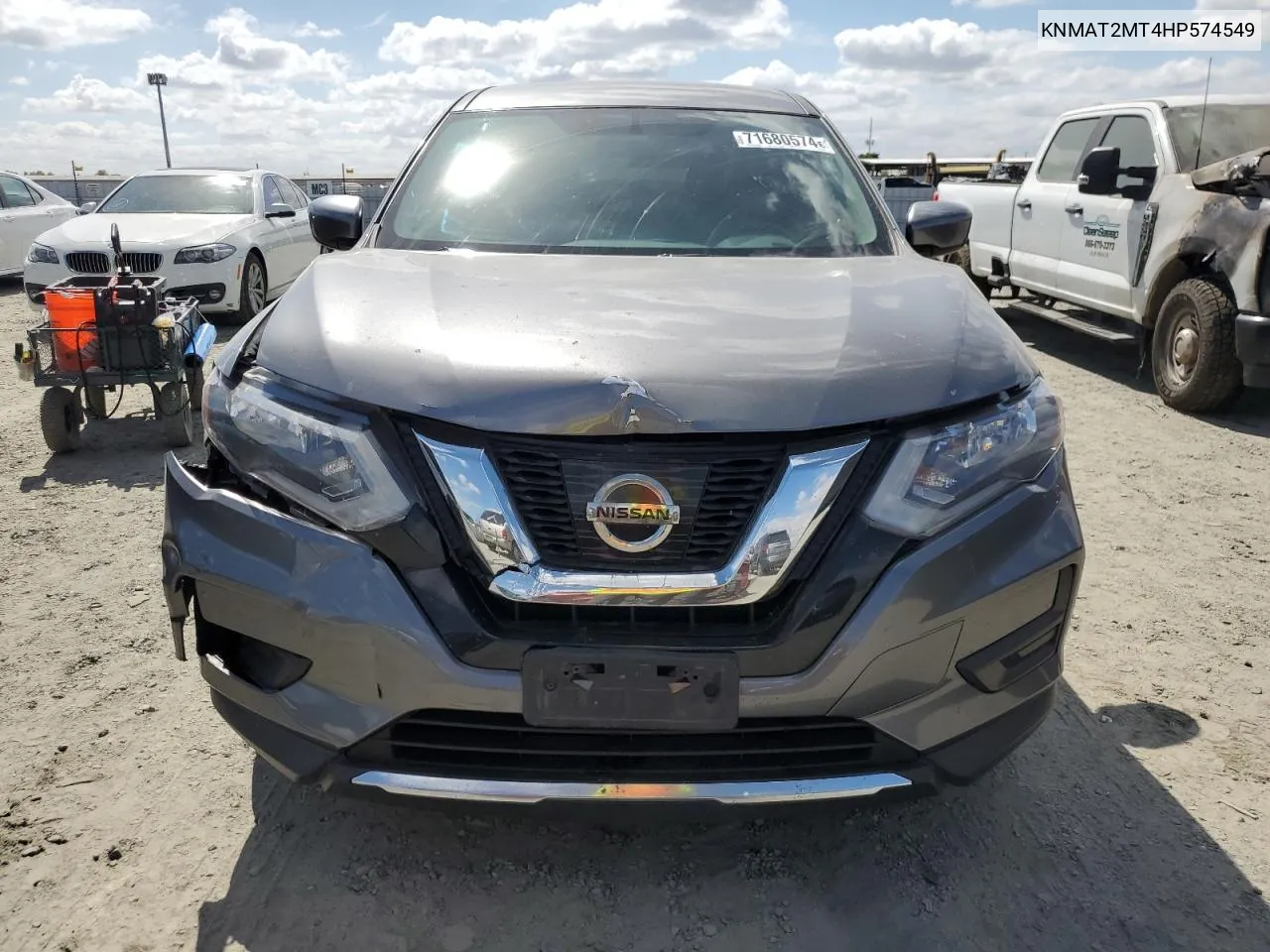 2017 Nissan Rogue S VIN: KNMAT2MT4HP574549 Lot: 71680574