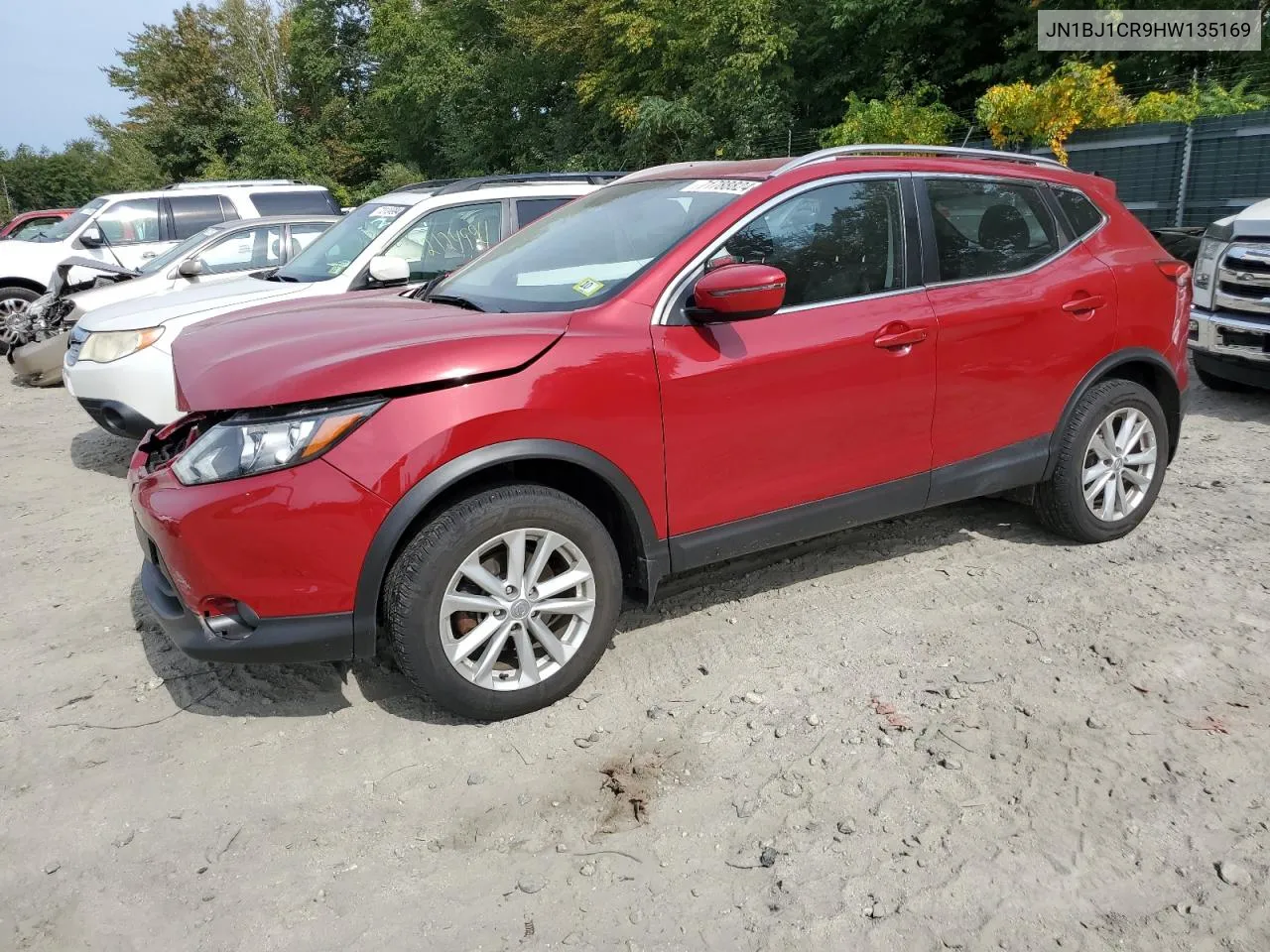 JN1BJ1CR9HW135169 2017 Nissan Rogue Sport S