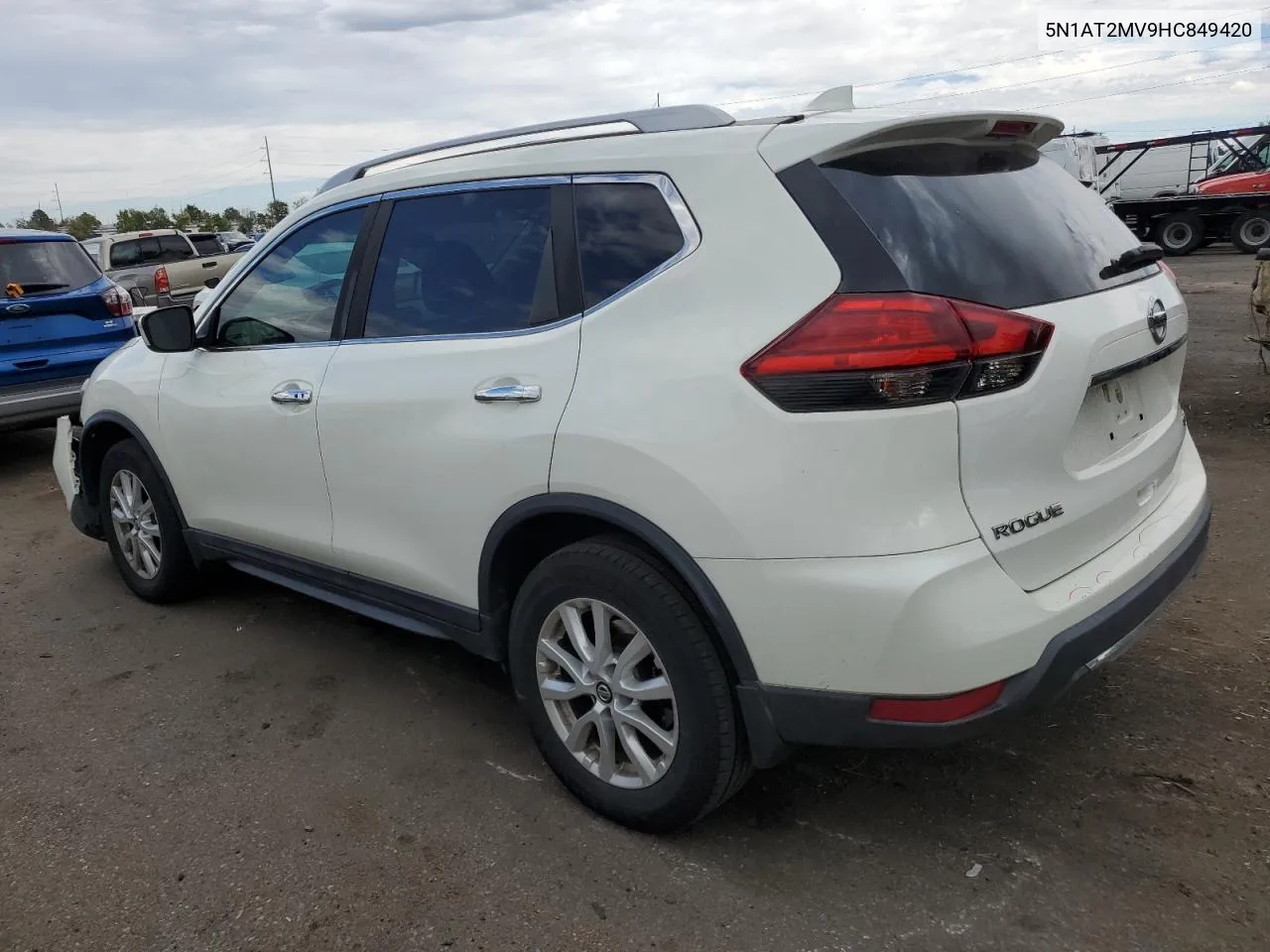 2017 Nissan Rogue Sv VIN: 5N1AT2MV9HC849420 Lot: 71798604