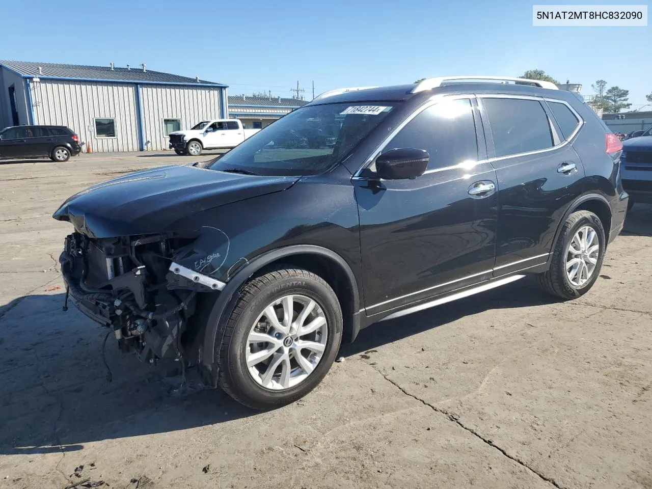 2017 Nissan Rogue S VIN: 5N1AT2MT8HC832090 Lot: 71842744