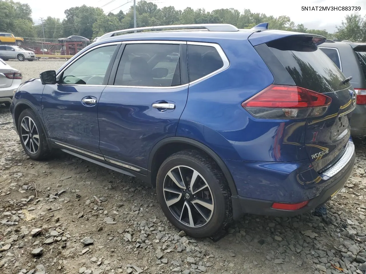 2017 Nissan Rogue Sv VIN: 5N1AT2MV3HC883739 Lot: 71861224