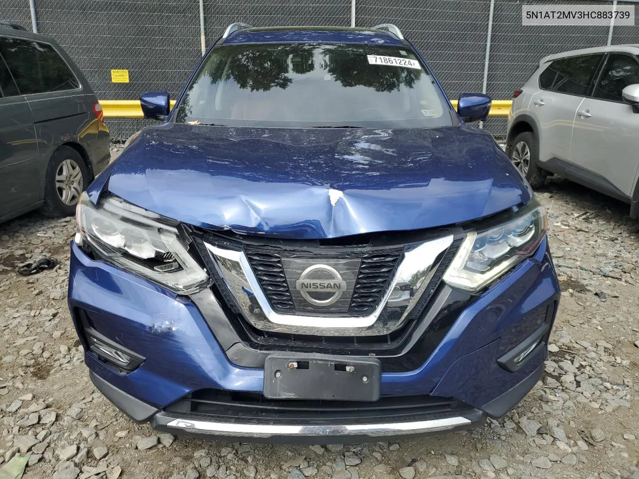 5N1AT2MV3HC883739 2017 Nissan Rogue Sv