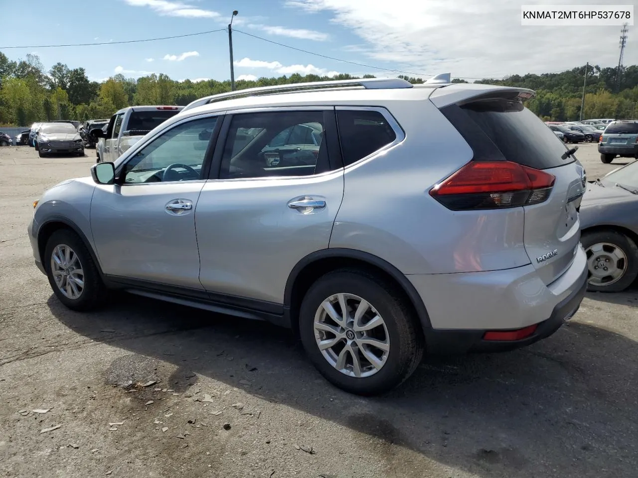 2017 Nissan Rogue S VIN: KNMAT2MT6HP537678 Lot: 71938254