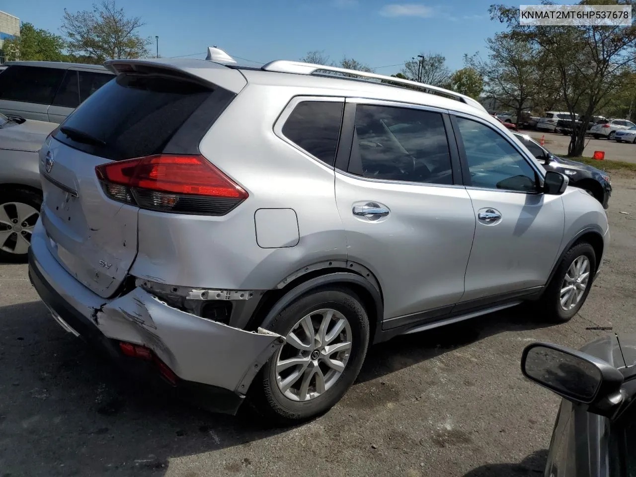 2017 Nissan Rogue S VIN: KNMAT2MT6HP537678 Lot: 71938254