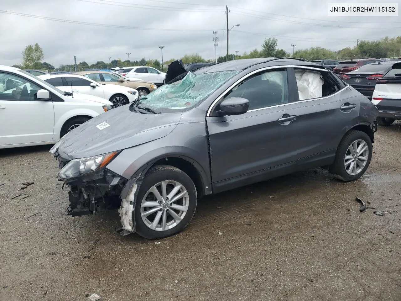 2017 Nissan Rogue Sport S VIN: JN1BJ1CR2HW115152 Lot: 71961524