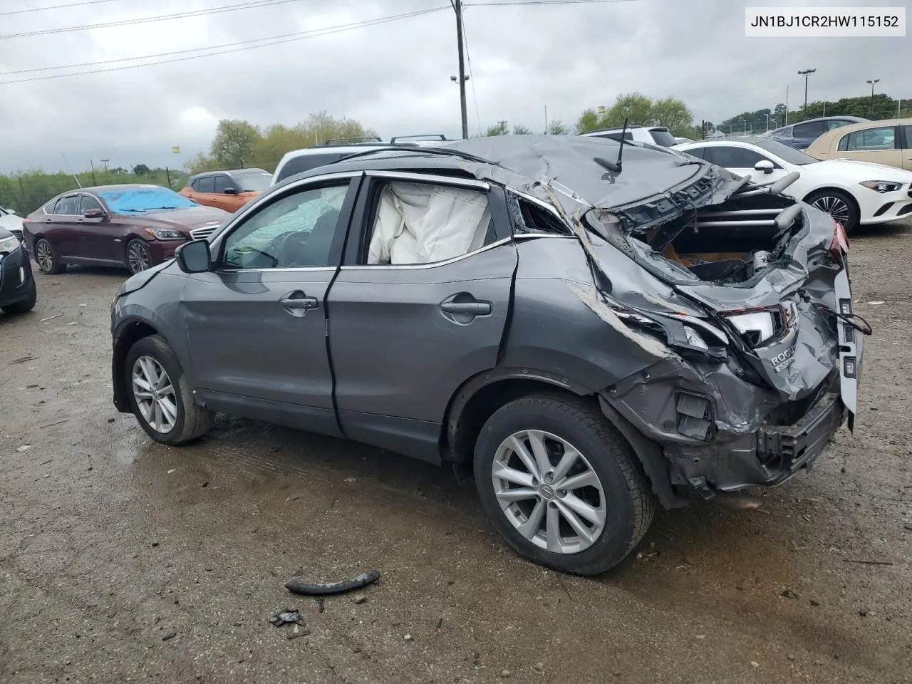 2017 Nissan Rogue Sport S VIN: JN1BJ1CR2HW115152 Lot: 71961524