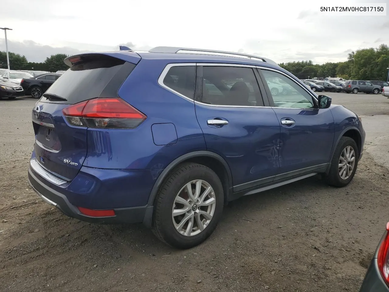 2017 Nissan Rogue Sv VIN: 5N1AT2MV0HC817150 Lot: 72055454