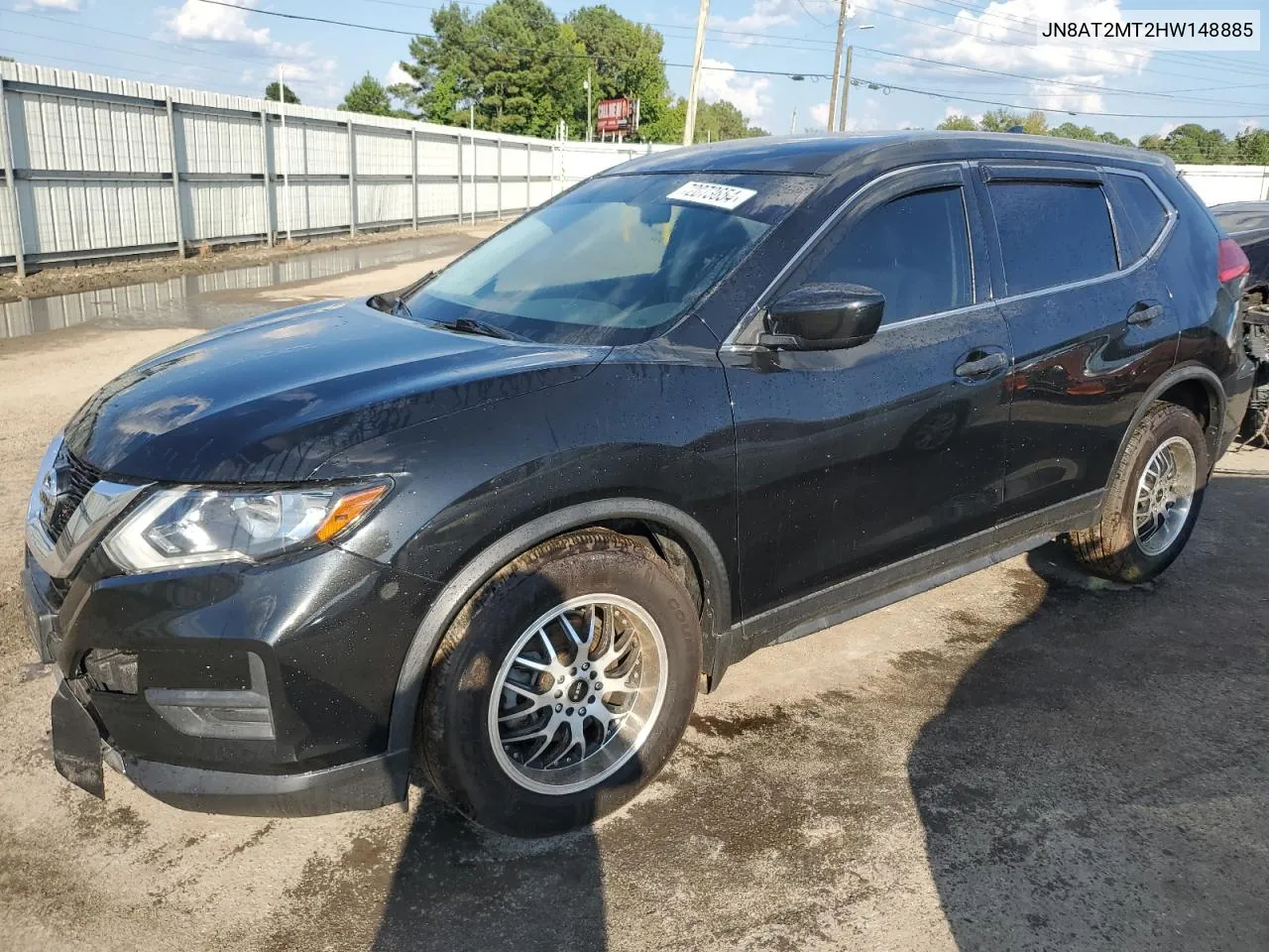 2017 Nissan Rogue S VIN: JN8AT2MT2HW148885 Lot: 72073654