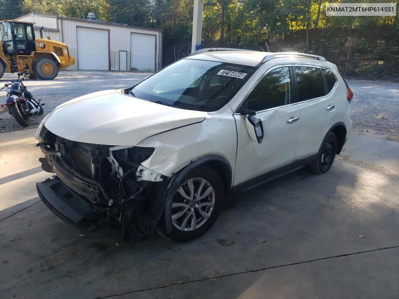 2017 Nissan Rogue S VIN: KNMAT2MT6HP614551 Lot: 72164944