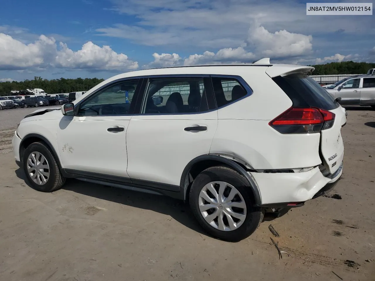 2017 Nissan Rogue S VIN: JN8AT2MV5HW012154 Lot: 72166674