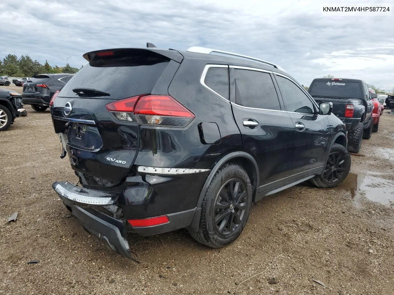 2017 Nissan Rogue S VIN: KNMAT2MV4HP587724 Lot: 72167934